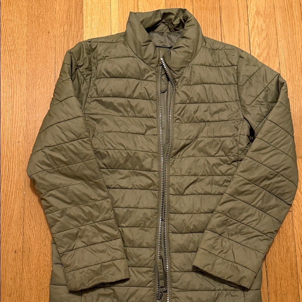 Lands' End Boys Olive Puffer Jacket
